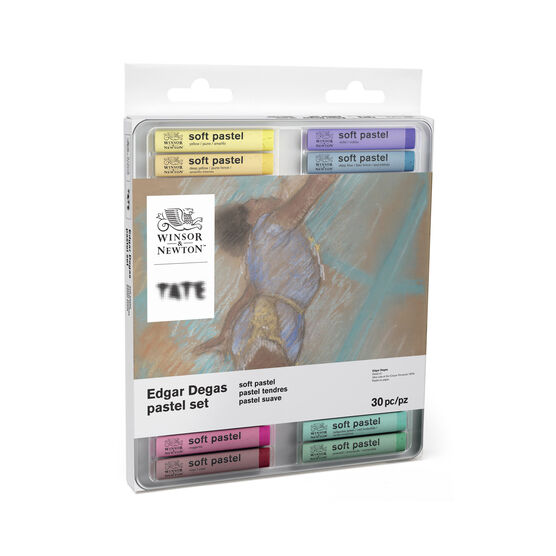Edgar Degas pastel set front angle